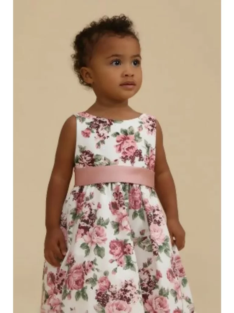 Vestido de Damas de Honra Festa Flores Maria Cereja

