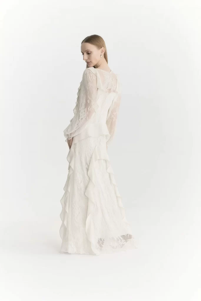 Vestido de Noiva Longo Anne V Condotti

