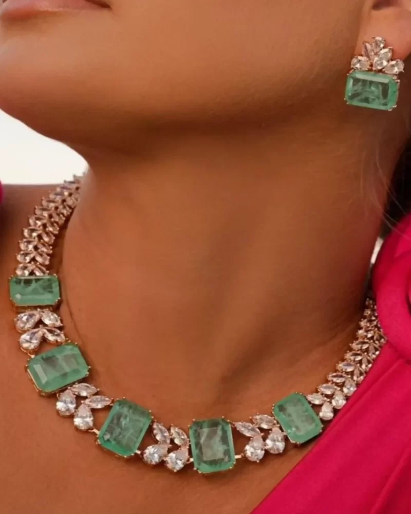 Conjunto de Colar e Brinco Teatro Nacional Andreia Brito

