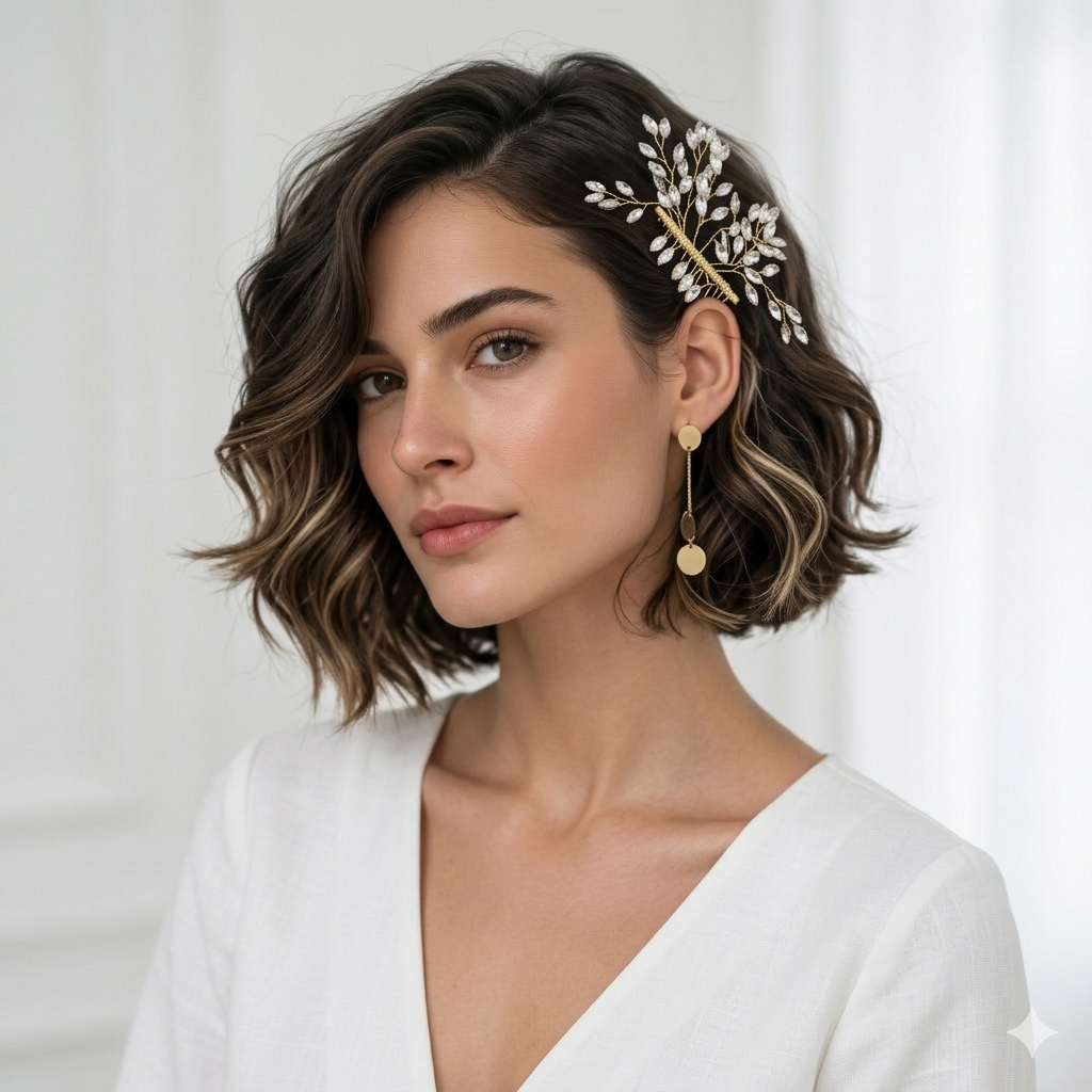 Ramos brilho dourado Reluzente

