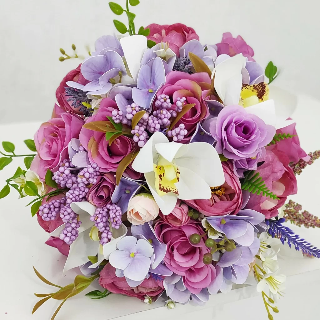 Buquê Ágata Roxa Mari Pérola Buquês

